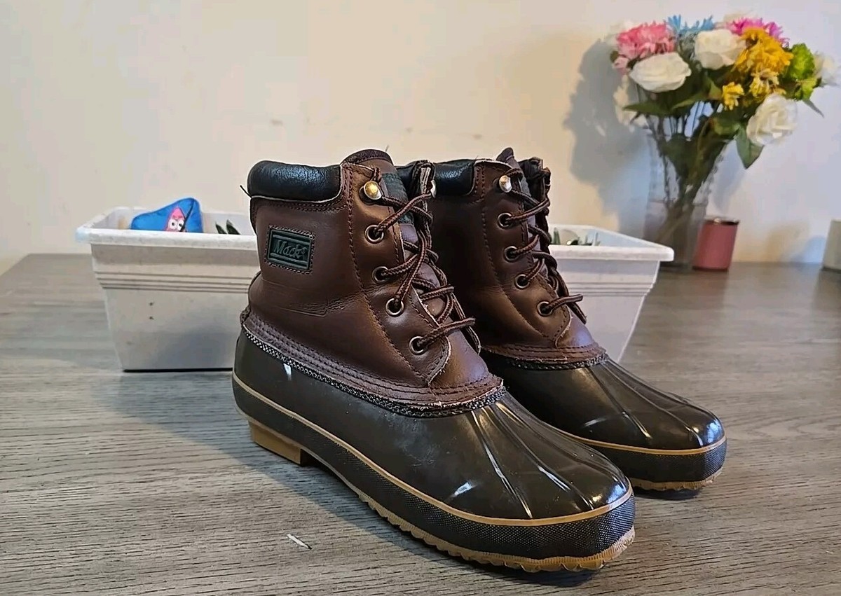 Women Brown and Black Duck Boots Saltwater™™ Duck Lug Boot Dark Brown | Sperry main image 4