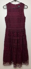 Lulus Sleeveless Mid Length Women’s Dress, Maroon, Size Small