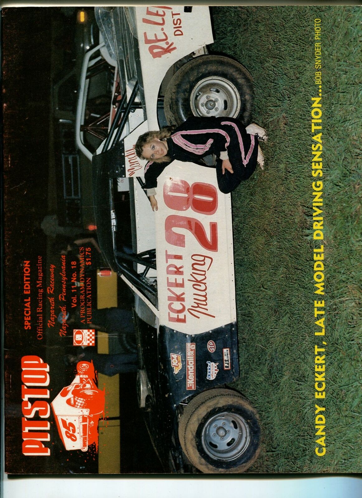 Nazareth Raceway Race 驚きの価格 1985-Candy 新作モデル Eckert-modifieds-stocks program