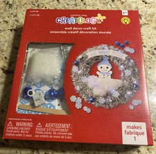 Creatology Wall Decor Craft Kit Snowman Christmas Wreath