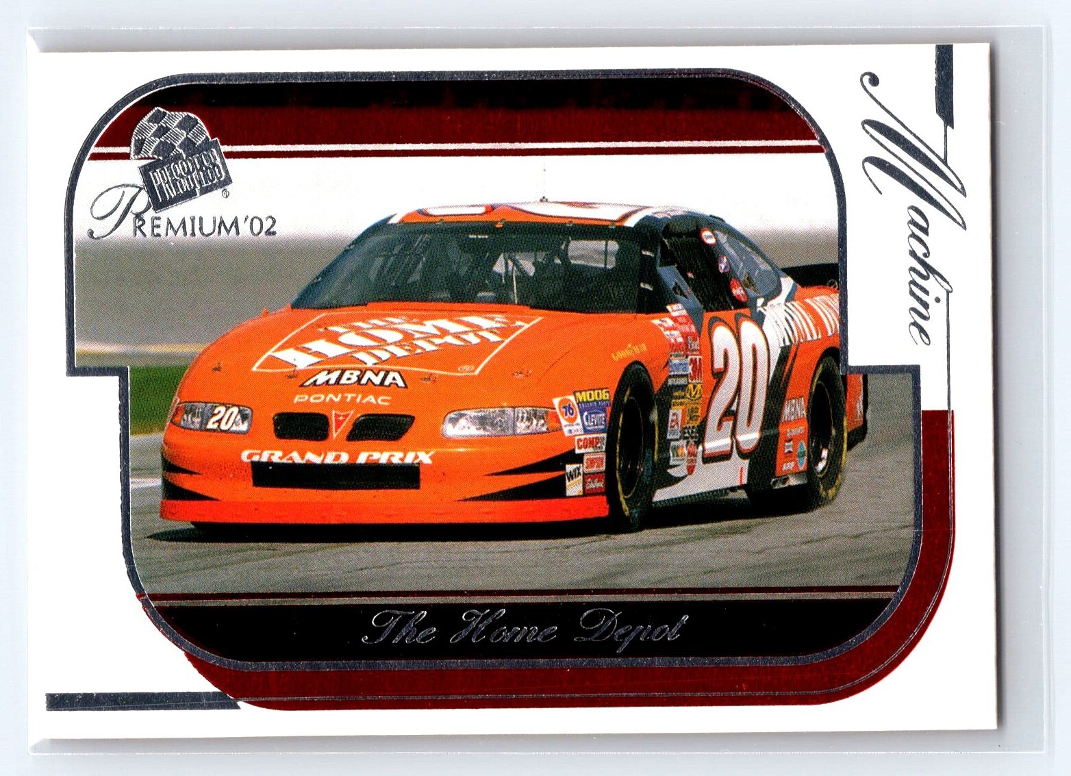2002 Press Pass Premium Machine Red Reflectors #R44 Tony Stewart The Home Depot