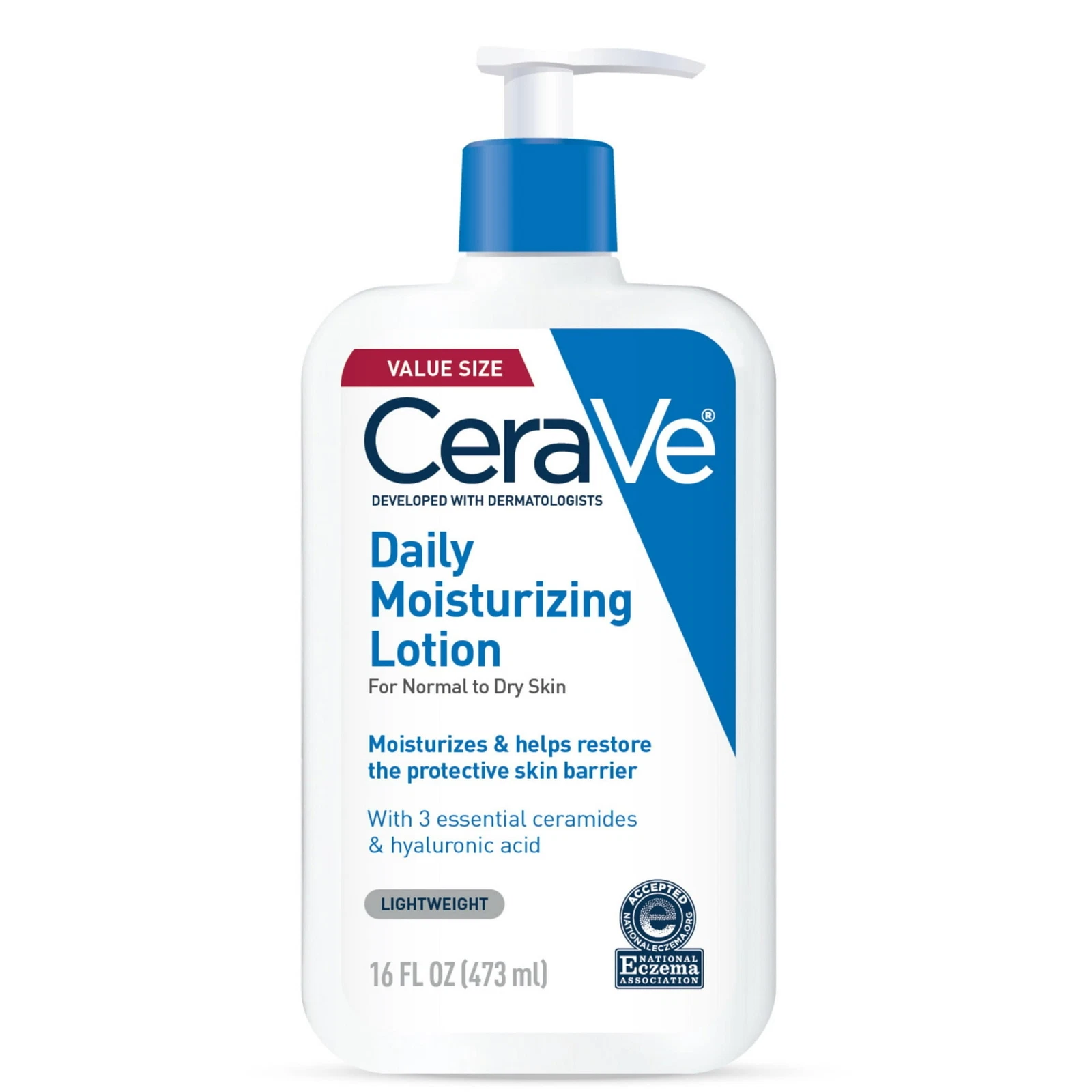 CeraVe Daily Moisturizing Lotion 3 Pack for Normal to Dry Face & Body