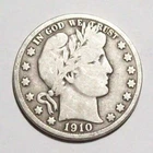 1910-S BARBER HALF DOLLAR Solid VG+  #16C62