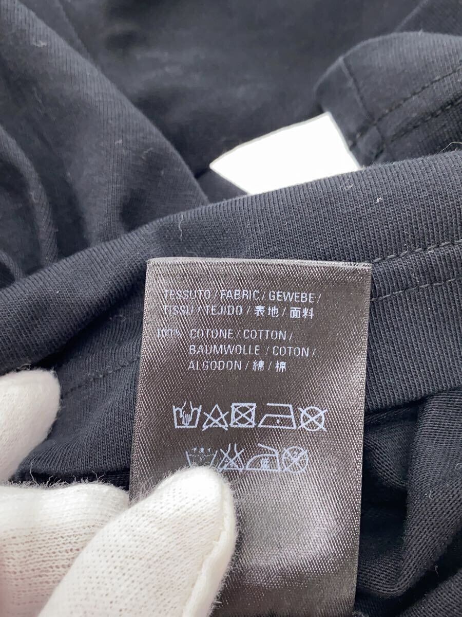 BALENCIAGA T-SHIRT CAMPAIGN LOGO XS COTTON Black 556102 TAV44 Used  
