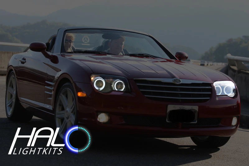 Oracle Lighting 04-08 Chrysler Crossfire WEISSES PLASMA LED Licht Halo Ring Set - Bild 3 von 4