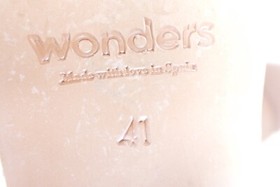 WONDERS WOMEN'S  BORDELLE - WHITE CROC - SIZE 41 - EXCELLENT USED COND.