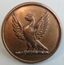 C.1830-40 LIVERY BUTTON EAGLE BIRD BEAST FAMILY CREST WARRANTED SUPERIOR QUALITY