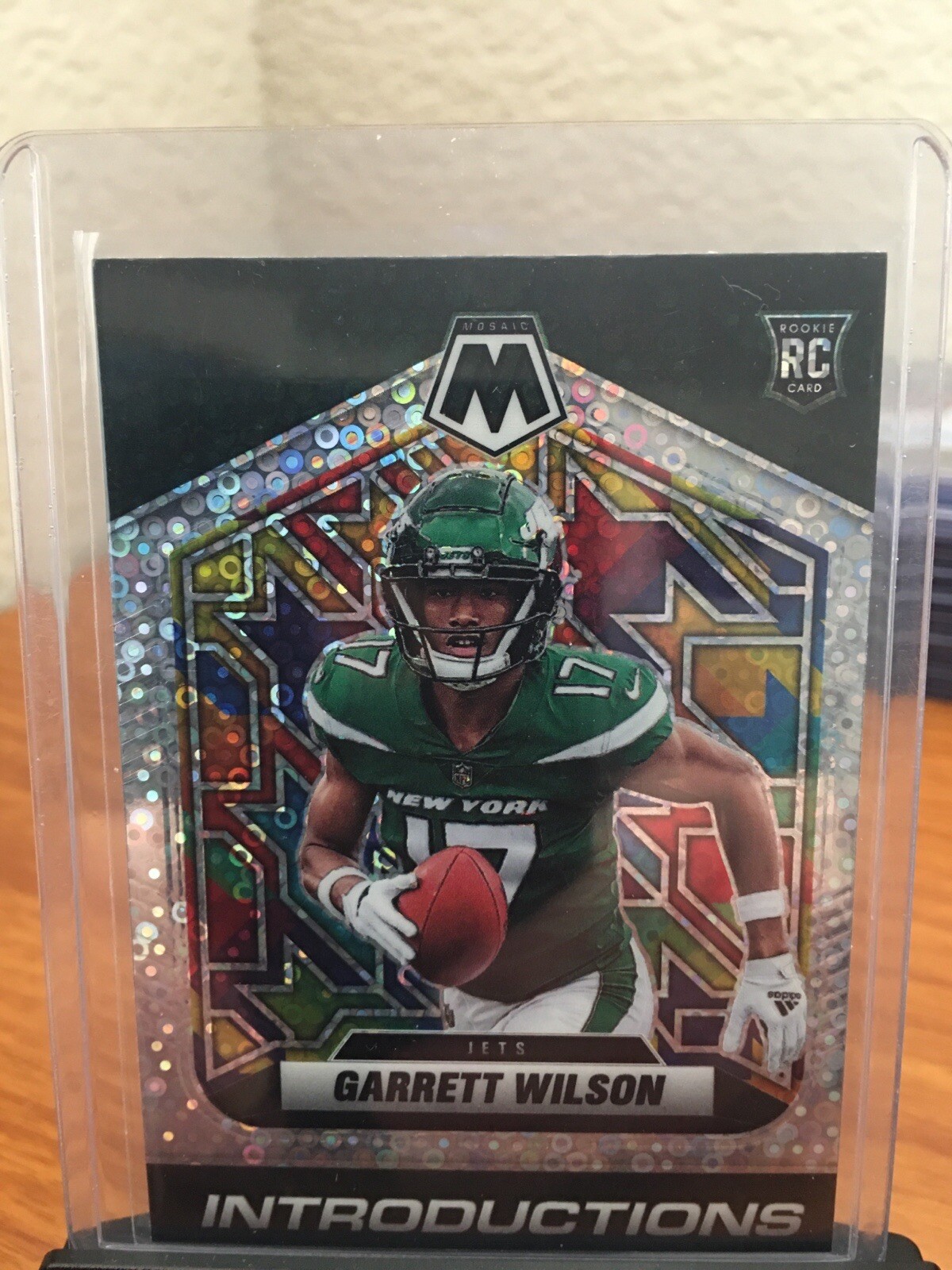 GARRETT WILSON ROOKIE INSERT NO HUDDLE DISCO 2022 Mosaic INTRODUCTIONS