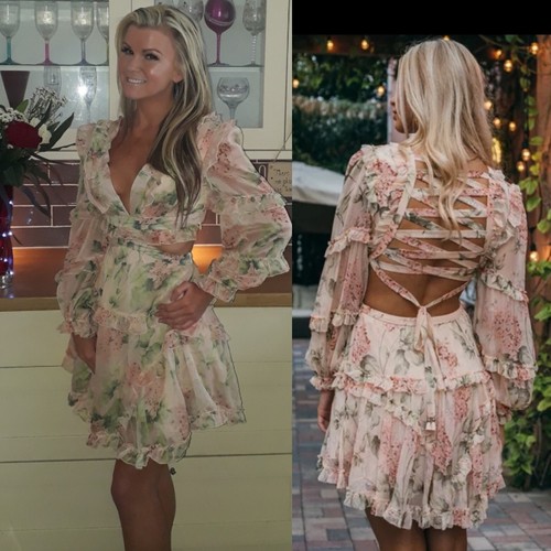 bohemian cut out dress