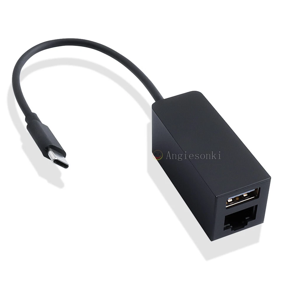 Microsoft Surface Type-C to USB3.0&Ethernet RJ45 Adapter Cable 1860 JWL-00006 - Image 2 of 4
