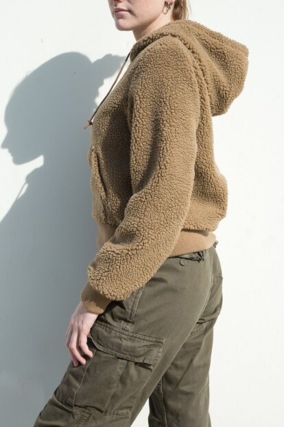 borg collar jacket