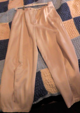Women's Pants Giorgio Armani Milano Italy Pantalone Don Dry Clean Silk Wool Rare