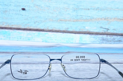 Ray-Ban RB 6336M 2510 Rectangular Blue Unisex Eyeglasses 55mm - Picture 8 of 11