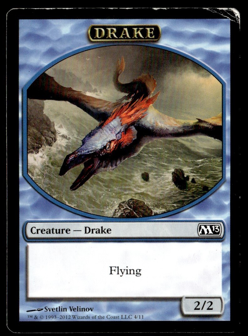 2012 Magic Core Set Drake Token Common #4 MTG
