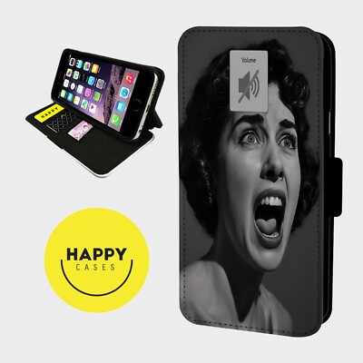 INTENSE SCREAM MUTED VOLUME - Kunstleder Flip Handy Hülle Cover - iPhone/Samsung