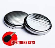 Renault Clio Replacement Battery for 2/3 Button Key Fob / Remote (2 Batteries)