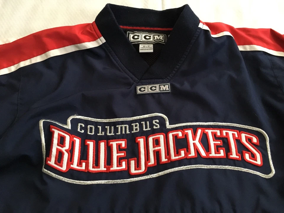 Columbus Chaquetas Azules Azul Nylon Pullover Chaqueta Ligera Jóvenes Niños Pequeños CCM Foto 3 de 4