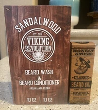Sandalwood viking revolution bear wash and bear conditioner + Bear oil