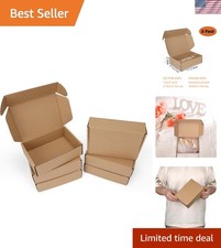 Lightweight Sturdy Mailer Boxes 7x5x2 Inch - Ideal for Small Business Packaging