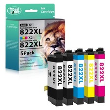 822XL T822 Ink Cartridge compatible for Epson WorkForce WF-3823 WF-4833 WF-4830