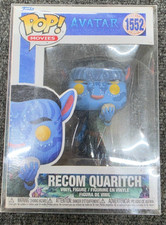 Funko Pop! Avatar The Way of Water Recom Quaritch #1552 And Pop Protector