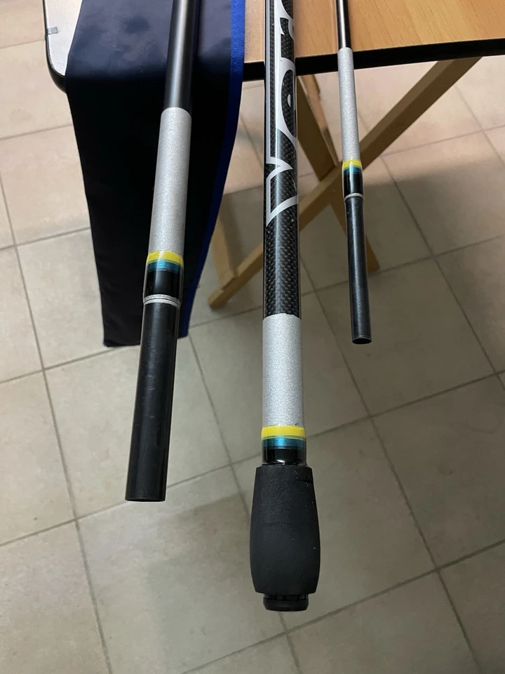 Canna Veret Andromeda Mt 4,30 120gr Ground 150gr Side Piu Tubo Rigido Bad Bass - Immagine 3 di 4