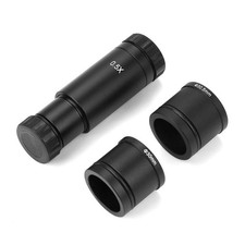 Microscope Adapter 0.5  C Mount Lens Set 23.2 Turn 30mm/23.2mm Black