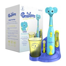 Brusheez Kids Electric Toothbrush Set - Safe Effective for Ages 3 - Pa