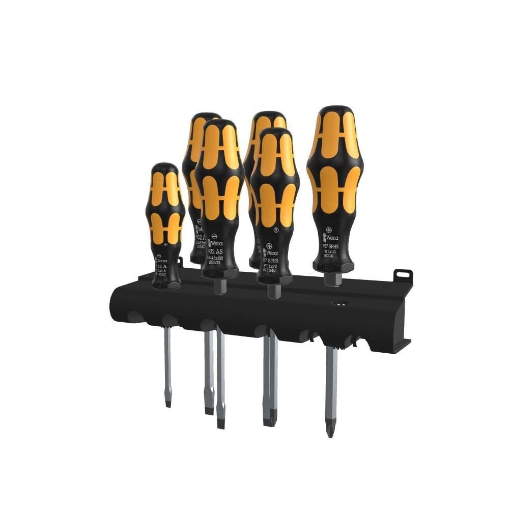 Набор зубил и реечных отверток Wera Tools Kraftform 932 S6 11790₽