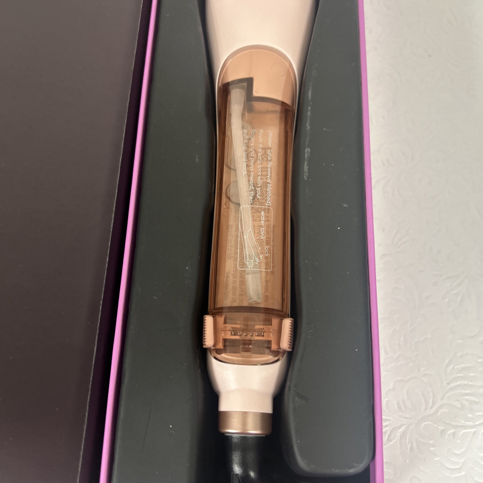 Wavytalk Pro Steam Hair Straightener Brush, Steamline Pro 3 in 1 Pink