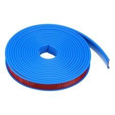 Edge Banding 20mm x 6M Flexible TPE Self Adhesive U-Shape Veneer Tape Blue