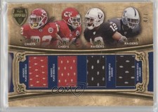 2010 Topps Supreme Quad Rookie Relics Blue 4/7 Dexter McCluster Eric Berry 0c3