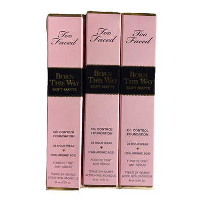 #ad #ad 3X Too Faced Born This Way Soft Matte Oil Control Foundation 24HR Hazelnut 30ml $12.99