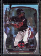 Yasser Mercedes 2023 Bowman Draft Chrome Refractor #BDC-139 Minnesota Twins