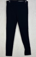 Loft Skinny Ankle Black Legging Pants Pull On Nylon Spandex Size Small New