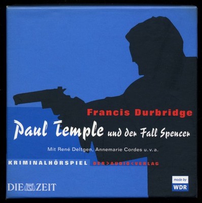 Francis DURBRIDGE Hörspiel PAUL TEMPLE und der Fall SPENCER 4 CD-Box fast NEUWTG