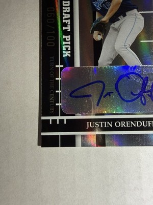 2004 Donruss Elite Extra Edition - Justin Orenduff #313 TOTC /100 (AU, RC)