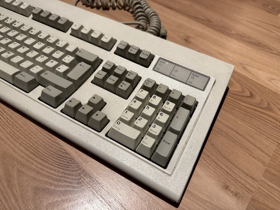 IBM Keyboard Tastatur 1386716 Model M Klick Clicky 1987 PS/2 Retro 486 Rainbow F - Bild 3 von 4