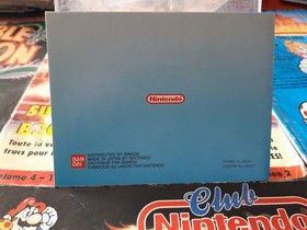 Notice Manuel  De Jeu Original Cobra Triangle  Nintendo Nes En FRA