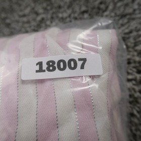 Victoria Secret Pajama Set Womens M Pink White Button Up Shirt Top Bottoms Pants