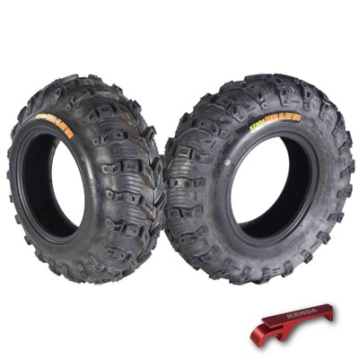Kenda Bear Claw EVO ATV/UTV All-Terrain Mud Tire 25x8-12 Front w/Keychain 2 Pack