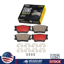 Complete Rear Brake Kit Ceramic Pads & Hardware for Toyota RAV4 2006-2018