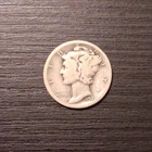 1920 Mercury Dime Circulated Silver 10c Coin Collectible (USbx) Free Shipping