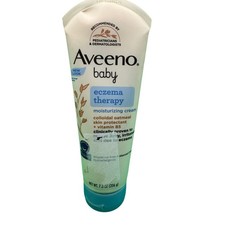 Aveeno Baby Eczema Therapy Moisturizing Cream Colloidal Oatmeal & Vit B5 7.3 Oz