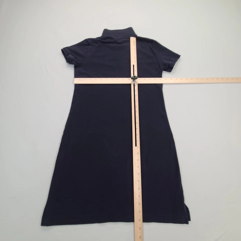 Ralph Lauren Sport Polo Shirt Dress Womens Small Black Cotton Short Sleeve - Image 3 of 4