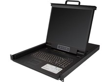 Consola KVM de montaje en rack StarTech.com RKCONS1908K - 1U - 19 pulgadas - 8 puertos KVM - VGA KV