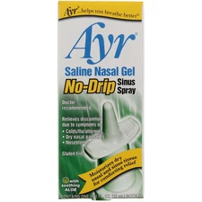 3 Pack Ayr No Drip Sinus Spray Nasal Gel Spray, 0.75 fl oz