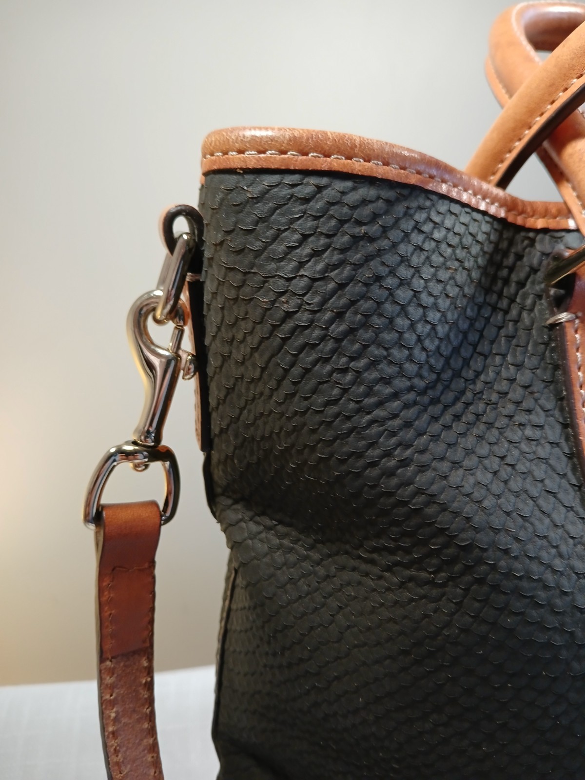 Dooney And Bourke Python Medium  Handbag - image 6