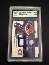 2001-02 Fleer Greats of the Game - Original Six Jerseys Patrick Roy (MEM)