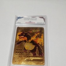 gemma charizard vmax oro dieci come nuova lucida